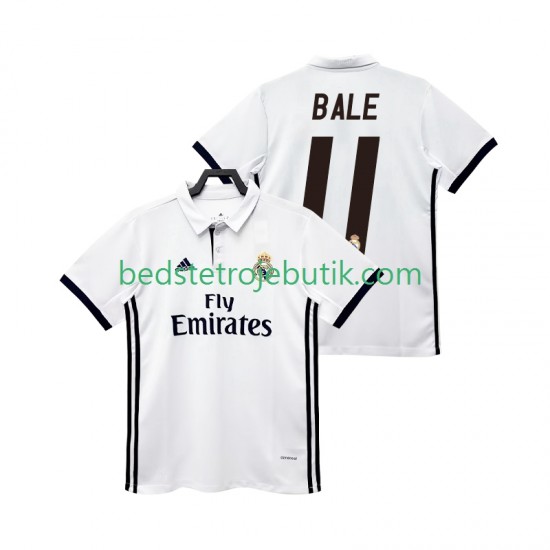 Real Madrid BALE 11 2017 2018 Retro Mænd Hjemmebane Fodboldtrøje Kortærmet
