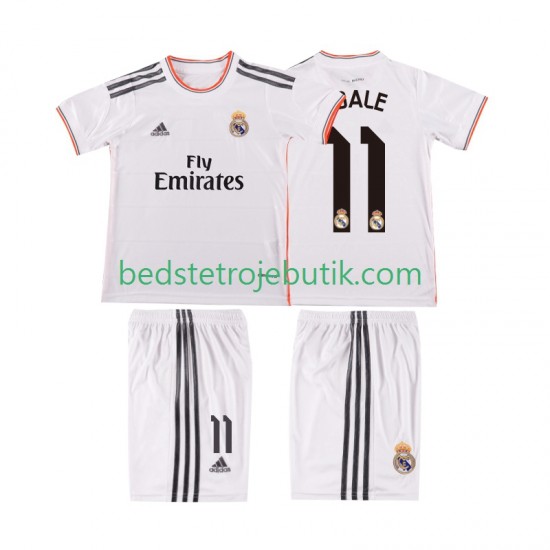 Real Madrid BALE 11 2013 2014 Retro Børn Hjemmebane Fodboldtrøje Kortærmet