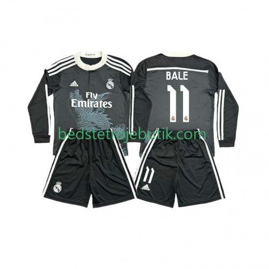 Real Madrid Bale 11 2014 2015 Retro Børn 3. Valg Fodboldtrøje Langærmet