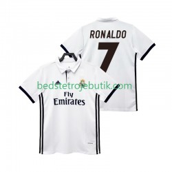 Real Madrid CRISTIANO RONALDO 7 2017 2018 Retro Mænd Hjemmebane Fodboldtrøje Kortærmet