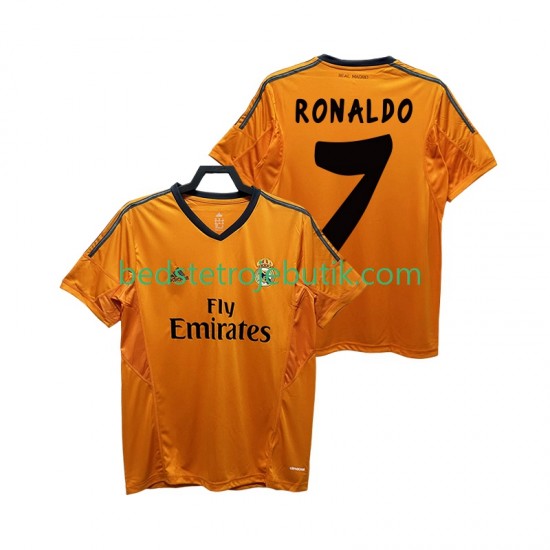 Real Madrid CRISTIANO RONALDO 7 2013 2014 Retro Mænd 3. Valg Fodboldtrøje Kortærmet