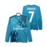 Real Madrid CRISTIANO RONALDO 7 2017 2018 Retro Mænd 3. Valg Fodboldtrøje Langærmet