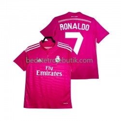 Real Madrid Cristiano Ronaldo 7 2014 2015 Retro Mænd Udebane Fodboldtrøje Kortærmet