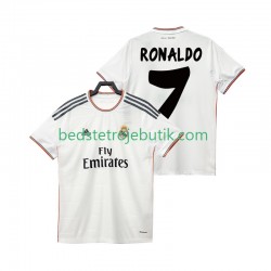 Real Madrid Cristiano Ronaldo 7 2013 2014 Retro Mænd Hjemmebane Fodboldtrøje Kortærmet