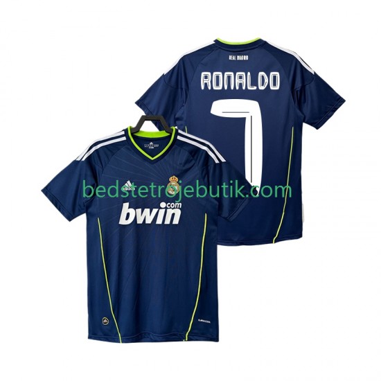 Real Madrid Cristiano Ronaldo 7 Retro Mænd Udebane Fodboldtrøje 2011 2010 Kortærmet