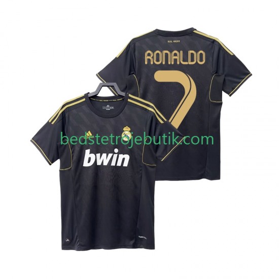 Real Madrid Cristiano Ronaldo 7 2012 Retro Mænd Udebane Fodboldtrøje 2011 Kortærmet