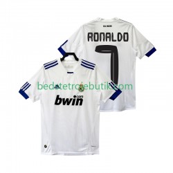 Real Madrid Cristiano Ronaldo 7 Retro Mænd Hjemmebane Fodboldtrøje 2011 2010 Kortærmet