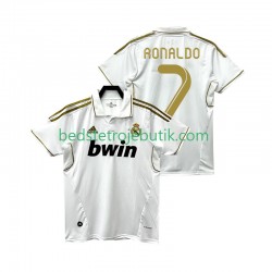 Real Madrid Cristiano Ronaldo 7 2012 Retro Mænd Hjemmebane Fodboldtrøje 2011 Kortærmet