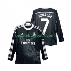 Real Madrid Cristiano Ronaldo 7 2014 2015 Retro Mænd 3. Valg Fodboldtrøje Langærmet