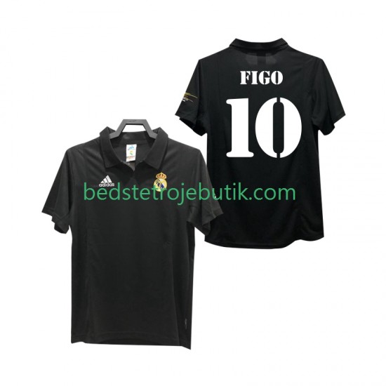 Real Madrid FIGO 10 2003 Retro Mænd Udebane Fodboldtrøje 2002 Kortærmet