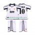 Real Madrid FIGO 10 2001 Retro Børn Hjemmebane Fodboldtrøje 2002 Kortærmet