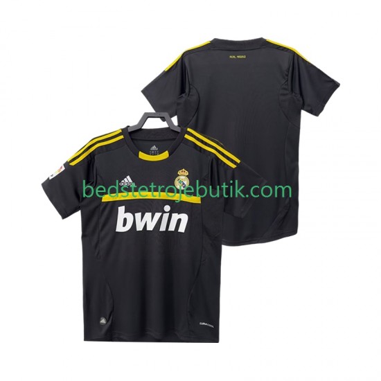 Real Madrid 2012 Målmand Retro Mænd Udebane Fodboldtrøje 2011 Kortærmet