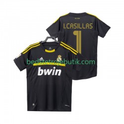 Real Madrid I.CASILLAS 1 2012 Målmand Retro Mænd Udebane Fodboldtrøje 2011 Kortærmet