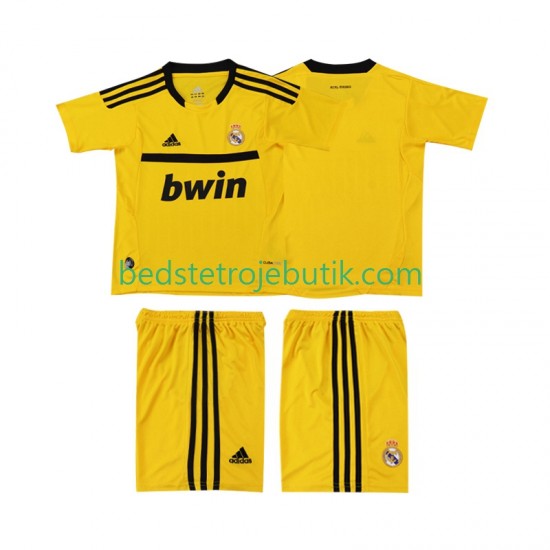 Real Madrid 2012 Målmand Retro Børn Hjemmebane Fodboldtrøje 2011 Kortærmet