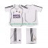 Real Madrid 2007 Retro Børn Hjemmebane Fodboldtrøje 2006 Kortærmet