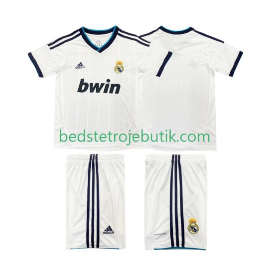 Real Madrid 2012 2013 Retro Børn Hjemmebane Fodboldtrøje Kortærmet