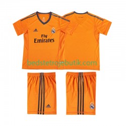 Real Madrid 2013 2014 Retro Børn 3. Valg Fodboldtrøje Kortærmet