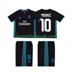 Real Madrid Modrić 10 2017 2018 Retro Børn Udebane Fodboldtrøje Kortærmet