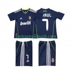 Real Madrid PAUL 7 Retro Børn Udebane Fodboldtrøje 2011 2010 Kortærmet