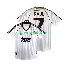 Real Madrid RAUL 7 2000 Retro Mænd Hjemmebane Fodboldtrøje 1998 Kortærmet
