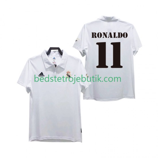Real Madrid RONALDO 11 2003 Retro Mænd Hjemmebane Fodboldtrøje 2002 Kortærmet