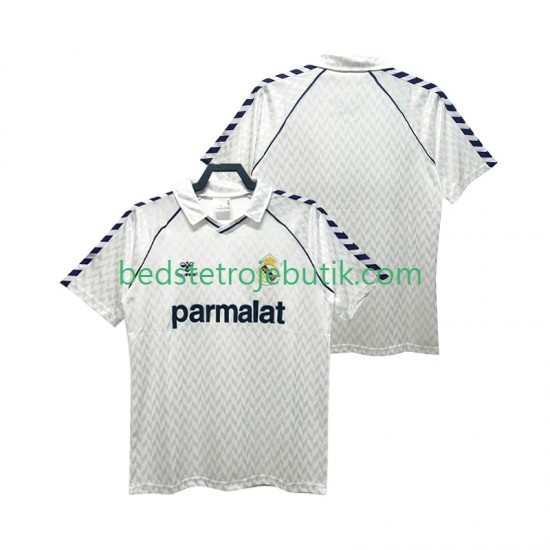 Real Madrid 1986 1987 Retro Mænd Hjemmebane Fodboldtrøje Kortærmet