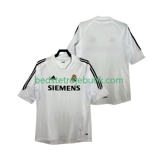 Real Madrid 2005 Retro Mænd Hjemmebane Fodboldtrøje 2006 Kortærmet