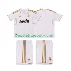 Real Madrid 2012 Retro Børn Hjemmebane Fodboldtrøje 2011 Kortærmet