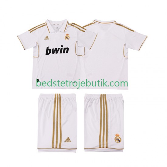 Real Madrid 2012 Retro Børn Hjemmebane Fodboldtrøje 2011 Kortærmet