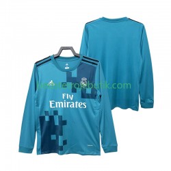 Real Madrid 2017 2018 Retro Mænd 3. Valg Fodboldtrøje Langærmet