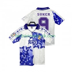 Real Madrid SUKER 9 1996 1997 Retro Mænd 3. Valg Fodboldtrøje Kortærmet