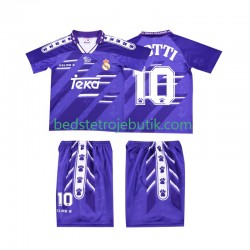 Real Madrid TOTTI 10 1994 1996 Retro Børn Udebane Fodboldtrøje Kortærmet