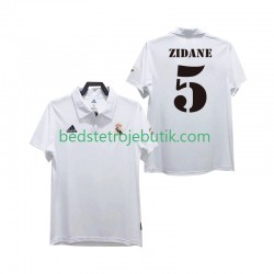 Real Madrid ZIDANE 5 2003 Retro Mænd Hjemmebane Fodboldtrøje 2002 Kortærmet