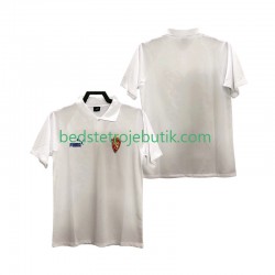 Real Zaragoza 1995 Retro Mænd Hjemmebane Fodboldtrøje Kortærmet