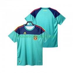 Spanien Målmand Retro Mænd Hjemmebane Fodboldtrøje 2010 Kortærmet