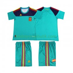 Spanien Målmand Retro Børn Hjemmebane Fodboldtrøje 2010 Kortærmet