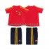 Spanien Retro Børn Hjemmebane Fodboldtrøje 2008 Kortærmet