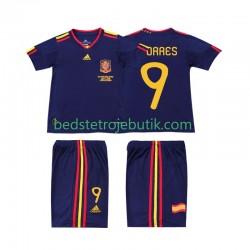 Spanien TORRES 9 Retro Børn Udebane Fodboldtrøje 2010 Kortærmet