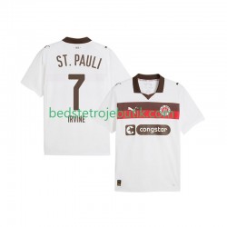 St. Pauli Jackson Irvine 7 Mænd Udebane Fodboldtrøje 2025-2026 Kortærmet