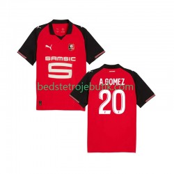 Stade Rennais Andres Gomez 20 Mænd Hjemmebane Fodboldtrøje 2025-2026 Kortærmet