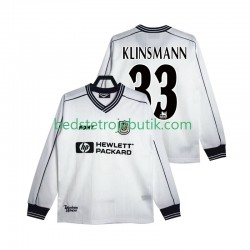 Tottenham Hotspur KLINSMANN 33 1997 Retro Mænd Hjemmebane Fodboldtrøje 1999 Langærmet