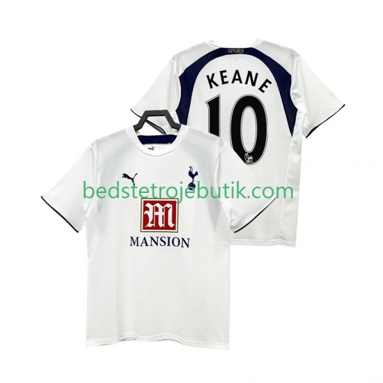 Tottenham Hotspur Keane 10 2007 Retro Mænd Hjemmebane Fodboldtrøje 2006 Kortærmet
