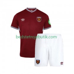 West Ham United Børn Hjemmebane Fodboldtrøje 2025-2026 Kortærmet