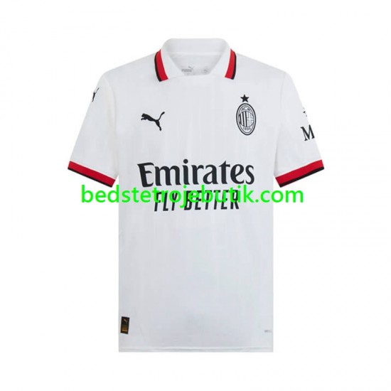 AC Milan Mænd Udebane Fodboldtrøje 2024-2025 Kortærmet