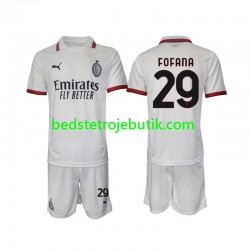 AC Milan Fofana 29 Børn Udebane Fodboldtrøje 2024-2025 Kortærmet