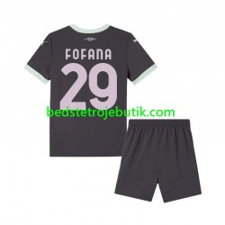 AC Milan Fofana 29 Børn 3. Valg Fodboldtrøje 2024-2025 Kortærmet