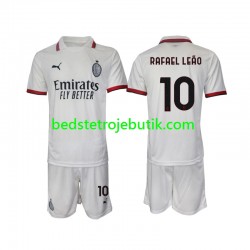 AC Milan Rafael Leao 10 Børn Udebane Fodboldtrøje 2024-2025 Kortærmet