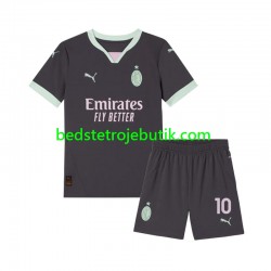 AC Milan Rafael Leao 10 Børn 3. Valg Fodboldtrøje 2024-2025 Kortærmet