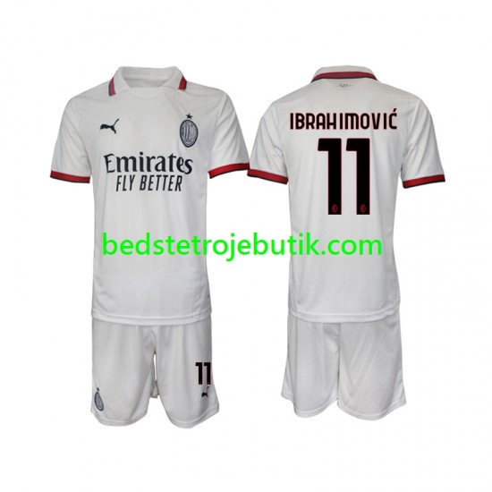 AC Milan Ibrahimović 11 Børn Udebane Fodboldtrøje 2024-2025 Kortærmet