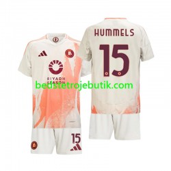AS Roma Mats Hummels 15 Børn Udebane Fodboldtrøje 2024-2025 Kortærmet